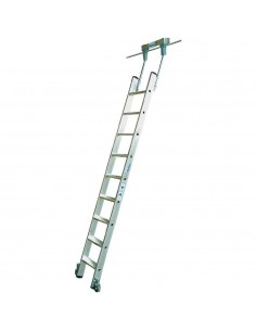 Krause Stabilo Lépcsőfokos Polclétra T-Vezetősínnel 7 Fokos