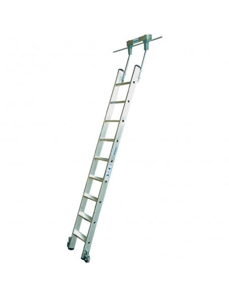 Krause Stabilo Lépcsőfokos Polclétra T-Vezetősínnel 8 Fokos