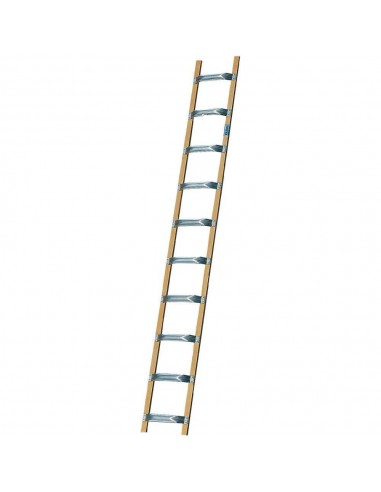 Krause Stabilo Tetőlétra Alu/Fa 10 Fokos
