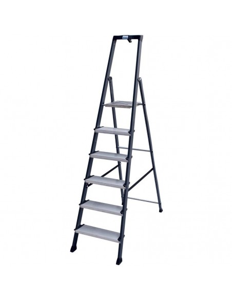 Krause Monto Securo Lépcsőfokos Állólétra, Eloxált 7 Fokos