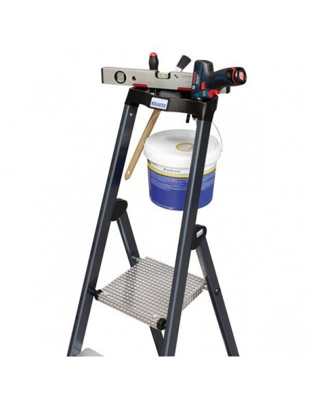 Krause Monto Sepro Lépcsőfokos Állólétra, Eloxált 4 Fokos