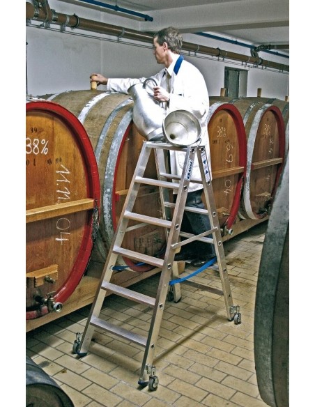 Krause Stabilo Gurítható Két Oldalon Járható Létra 2X5 Fokos