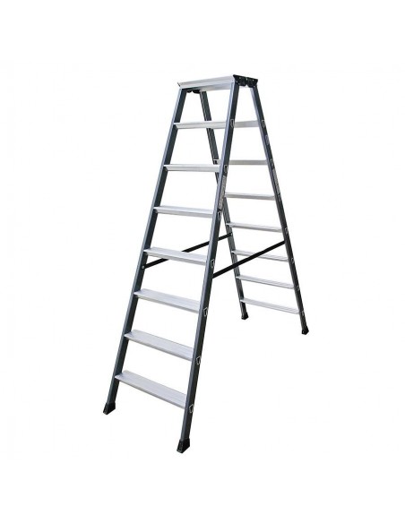 Krause Monto Sepro D Két Oldalon Járható Lépcsőfokos Állólétra 2X8 Fokos