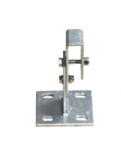 Krause RENDSZERELEM FALI RÖGZÍTŐ100-150 MM ÁLLÍTHATÓ, ALAPLEMEZ 120x120 MM