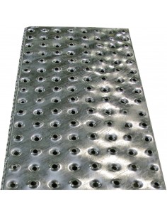 Krause STABILO Acél perforált lemez lépcsőfok kivitel, 600 mm széles