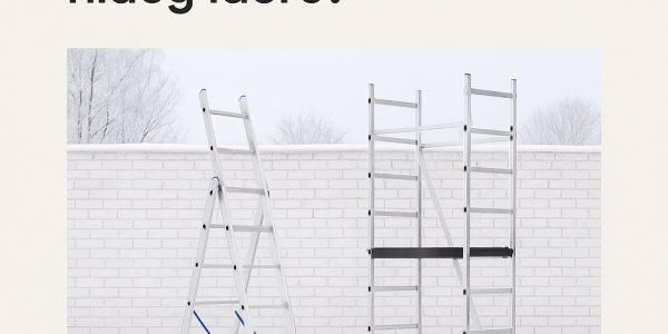 Téli felkészítés: milyen állvány és létra való hideg időre?