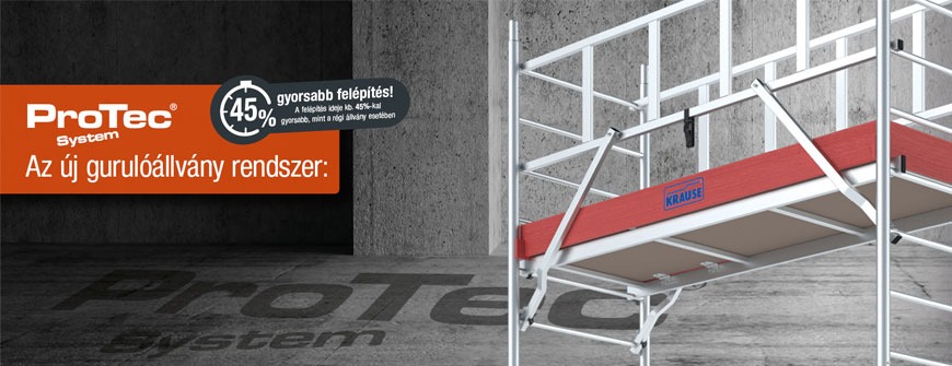 Krause Protec Gurulóállványok: A Mobil Munkaállomás Új Generációja